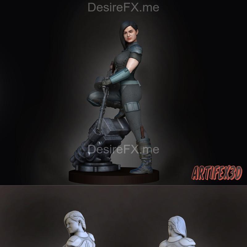 Cara Dune 3D打印模型|Cara Dune – 3D Print Model STL