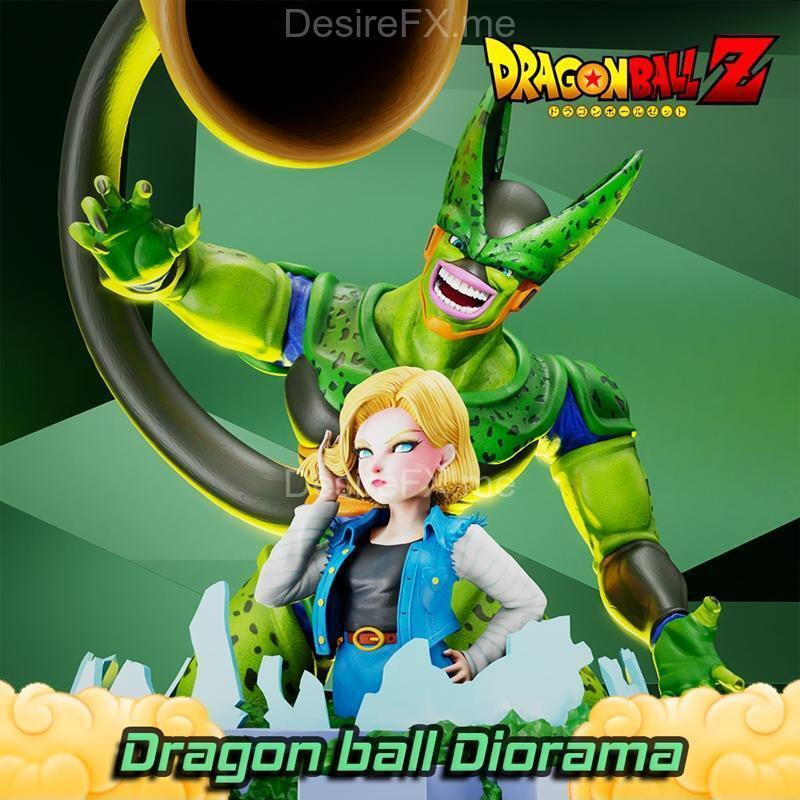 龙珠故事 细胞 3D打印模型|Dragon Ball Saga Cell Diorama – 3D Print Model STL