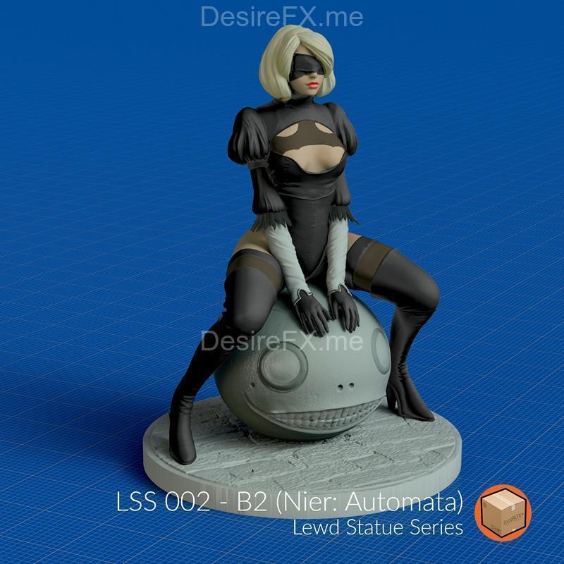 LSS 002 – 《尼尔：自动化》3D打印模型|LSS 002 – B2 (Nier Automata) – 3D Print Model STL