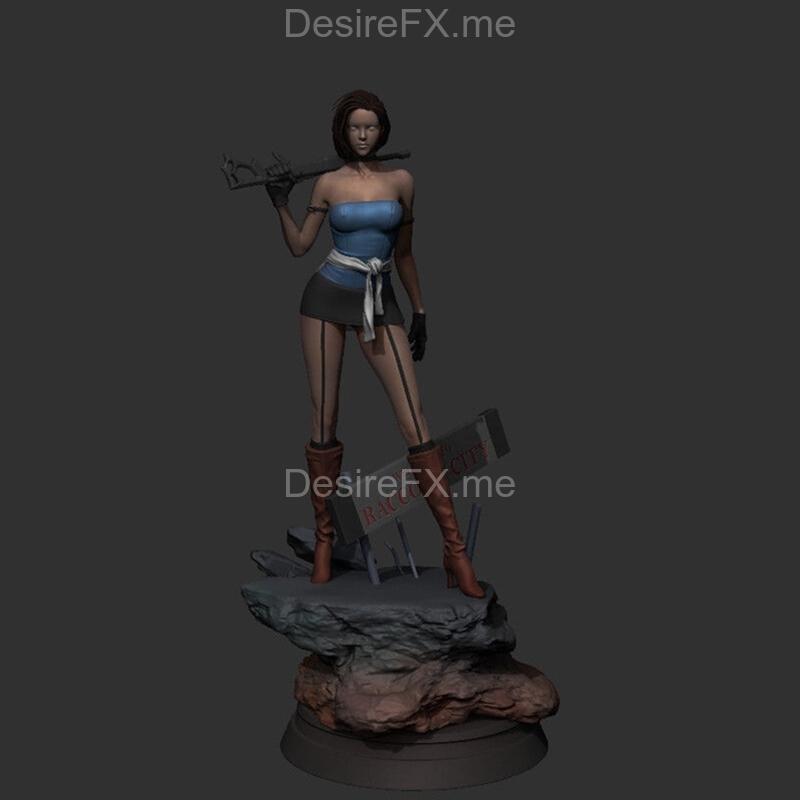 Jill Valentine 3D打印模型 STL|Jill Valentine – 3D Print Model STL