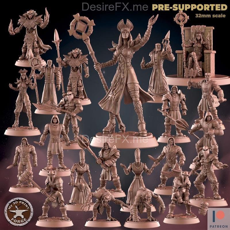 My3DPrintForge - 《Scarlet Monastery》四月2023款3D打印模型|My3DPrintForge – Scarlet Monastery April 2023 – 3D Print Model STL