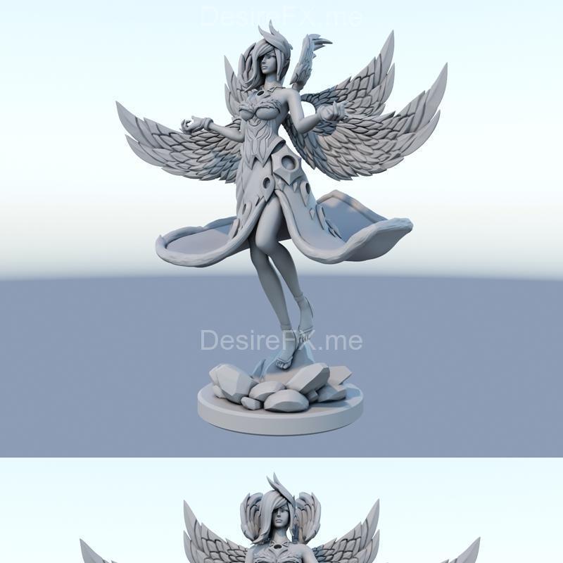 Morgana - 英雄联盟 3D打印模型|Morgana – League Of Legends – 3D Print Model STL