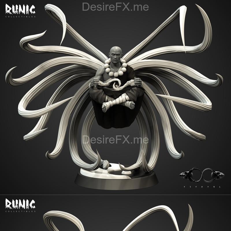 瑞文宝库——静Angel——3D打印模型|Runic Treasury – Jing Angel of Patience – 3D Print Model STL