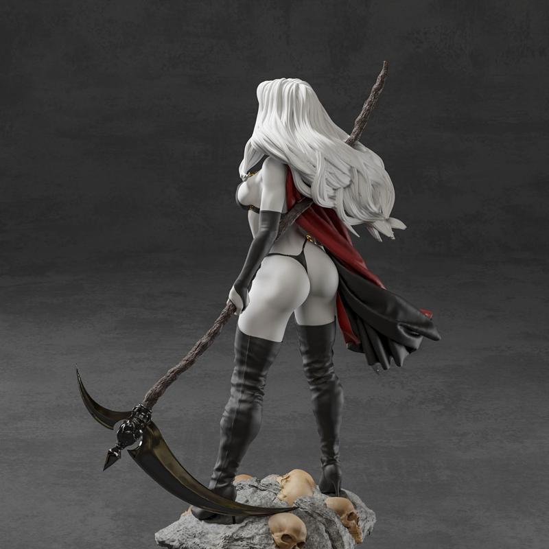 Abe3D - 亡灵女郎 - 3D打印模型|Abe3D – Lady Death – 3D Print Model STL