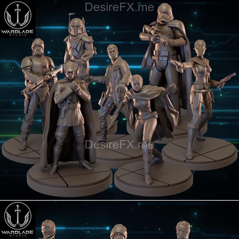 Warblade Studios 2023年3D打印模型：动漫游戏角色立体模型集|Warblade Studios April 2023 – 3D Print Model STL