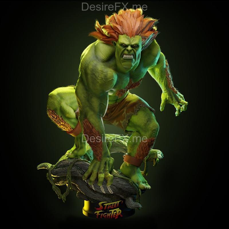 街霸 克拉克 3D打印模型|Street Fighter – Blanka – 3D Print Model STL