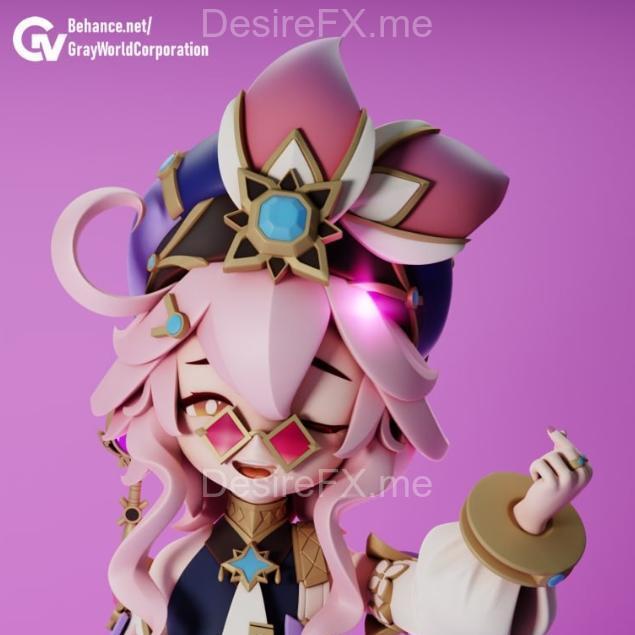 原神 Dori 3D打印模型|Dori Genshin Impact – 3D Print Model STL