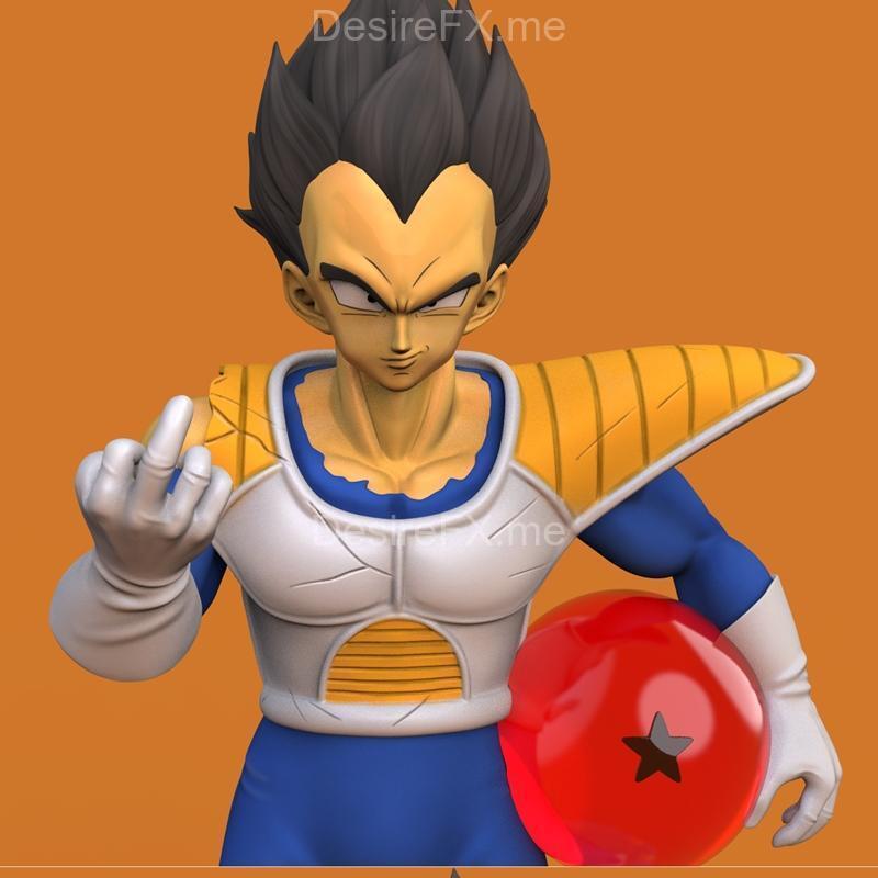龙珠 Vegeta 3D打印模型|Vegeta Dragon Ball – 3D Print Model STL