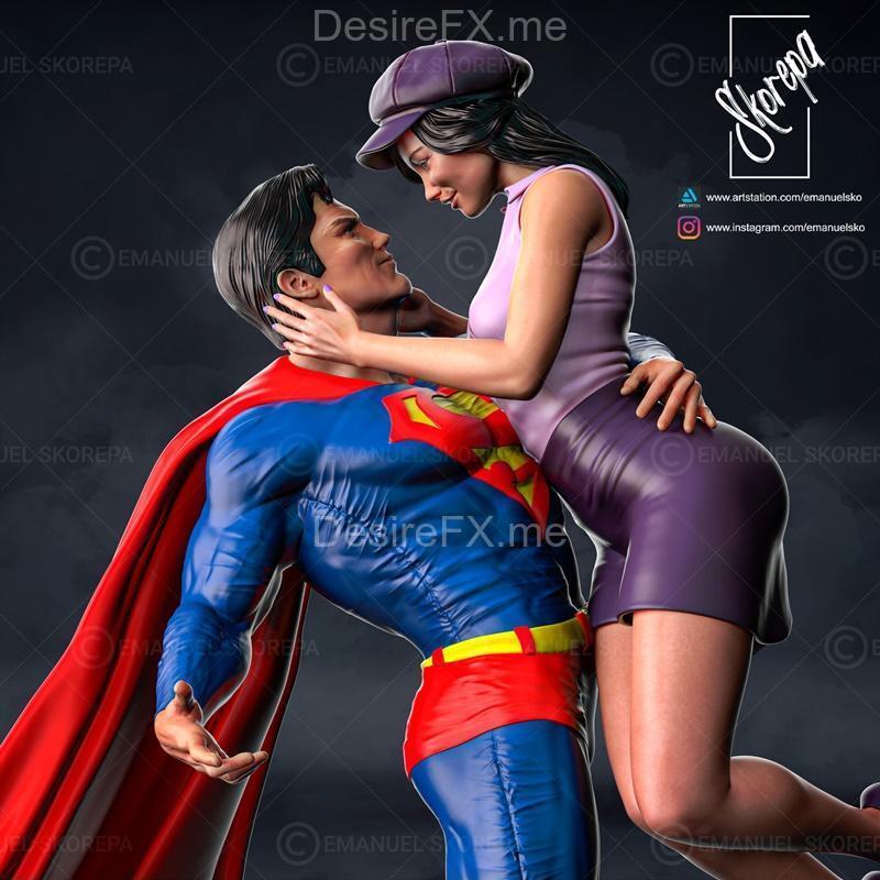超人与露易丝 3D打印模型|Superman and Lois – 3D Print Model STL
