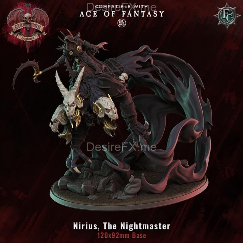 Nirius夜之主宰 3D打印模型|Nirius, the Nightmaster – 3D Print Model STL