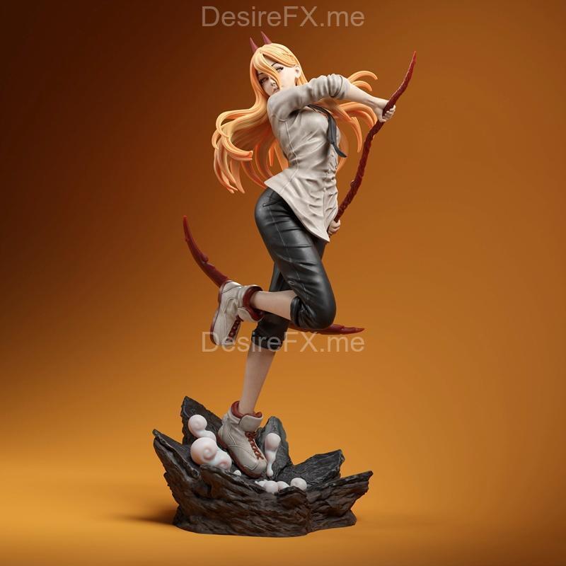 chainsaw man 3D打印模型|Power Chainsaw Man Fanart – 3D Print Model STL