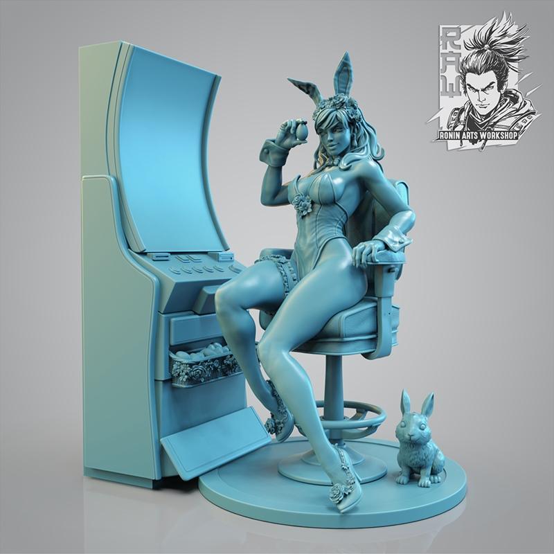 Ronin Arts Workshop RAW - M26 April 2023 - 3D打印模型：《恶魔城》萨姆斯·莱特角色模型|Ronin Arts Workshop RAW – M26 April 2023 – 3D Print Model STL