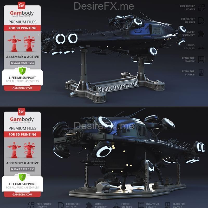 Gambody - 《尼布甲尼撒Hovercraft》3D打印模型|Gambody – Nebuchadnezzar Hovercraft – 3D Print Model STL