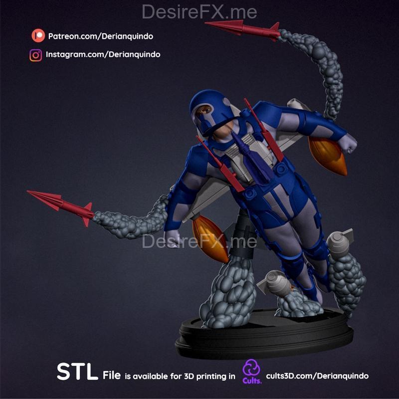 Derian - 阿奇·麦克劳德 - 3D打印模型|Derian – Ace McCloud – 3D Print Model STL