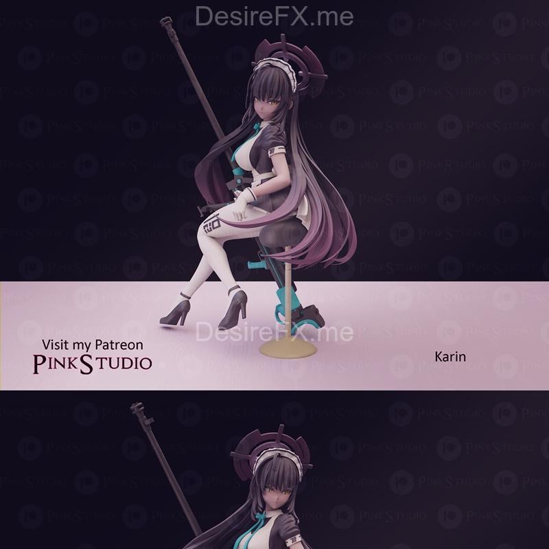 Pink Studio – 卡琳 3D打印模型|Pink Studio – Karin – 3D Print Model STL