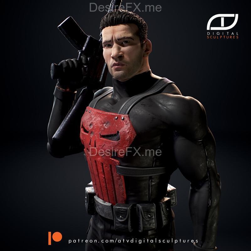 惩罚者 3D打印模型|The Punisher – 3D Print Model STL