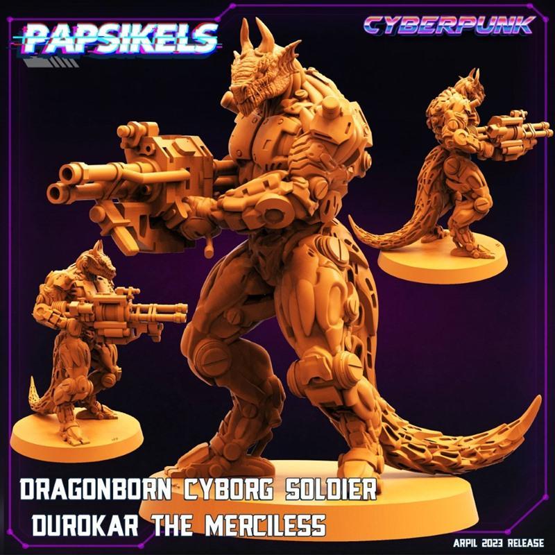 Papsikels迷你模型——赛博朋克2023年3D打印模型|Papsikels Miniatures – Cyberpunk April 2023 – 3D Print Model STL