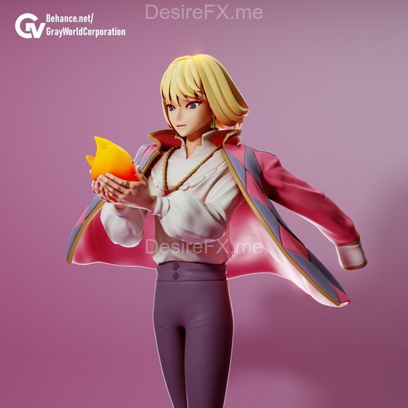 如何尔·詹金斯·佩德龙 3D打印模型|Howl Jenkins Pendragon – 3D Print Model STL