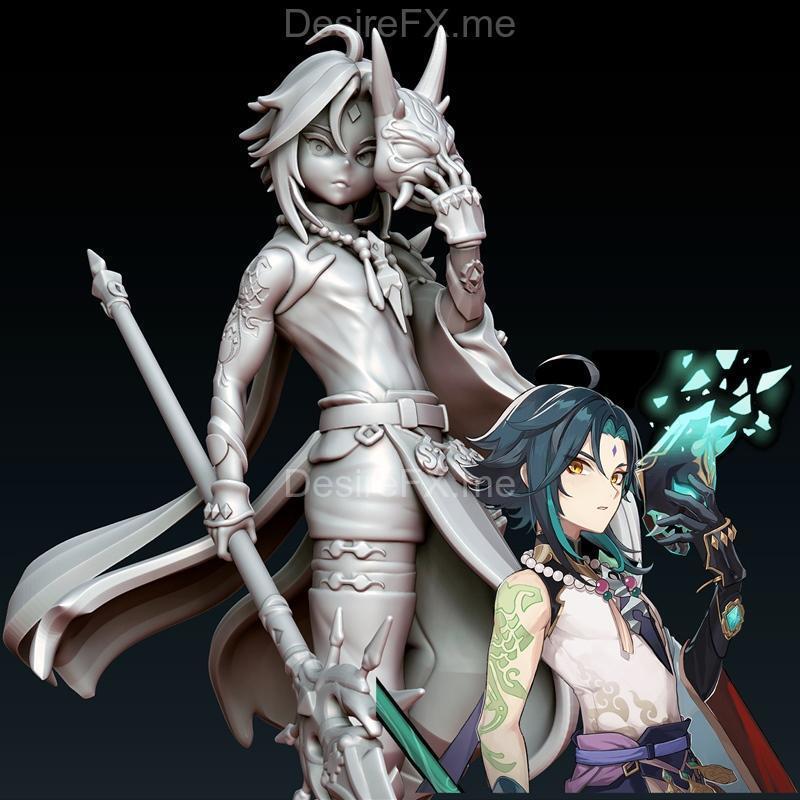 原神宵宵 3D打印模型 STL|Genshin Impact Xiao – 3D Print Model STL