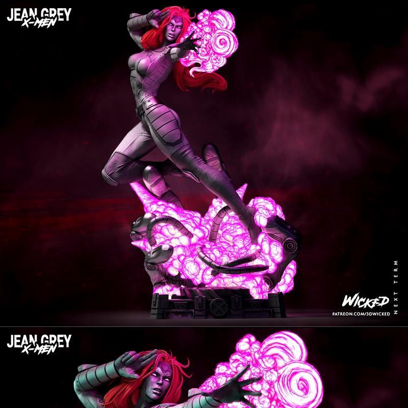 WICKED- Jean Grey 3D打印模型|WICKED – Jean Grey Statue – 3D Print Model STL