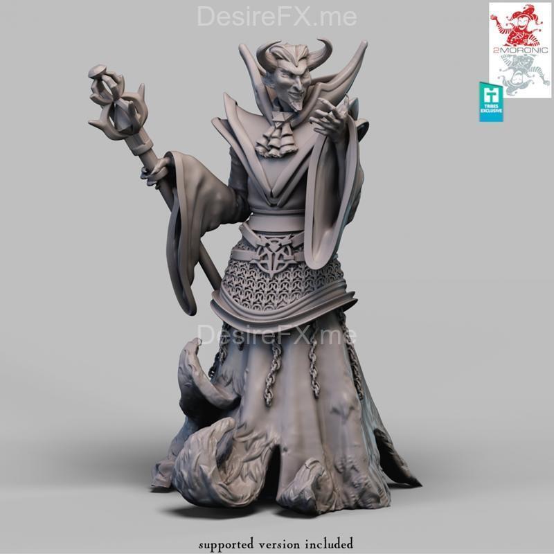 谎言之父 阿斯莫德 3D打印模型|Asmodeus the Father of Lies Lord of Hell – 3D Print Model STL