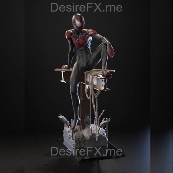 蜘蛛侠 - 米勒·莫尔斯 3D打印模型|Spiderman – Miles Morales version 2 – 3D Print Model STL