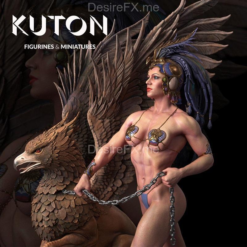 KUTON – 猛禽守护者 – 3D打印模型|KUTON – Gryphon Keeper – 3D Print Model STL
