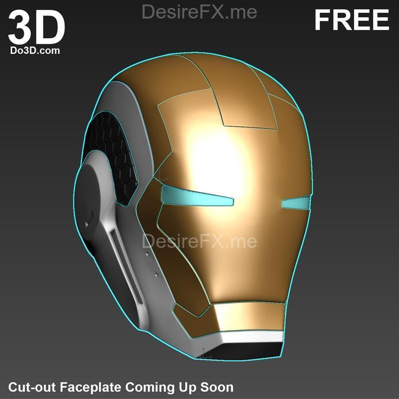 钢铁侠MK39头盔 - 3D打印模型|Iron Man MK 39 Helmet – 3D Print Model STL