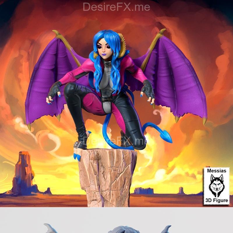 Messias 3D打印模型：堕落天使·魅魔|Messias 3D Figure – Succubus – 3D Print Model STL