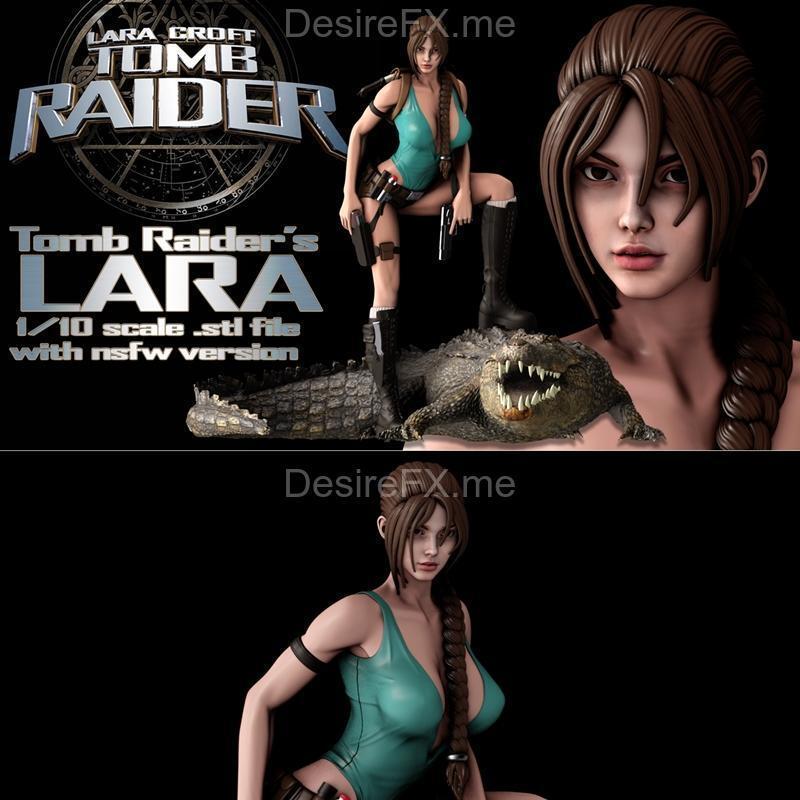 劳拉·克罗夫特 Tomb Raider 3D打印模型|Lara Croft Tomb Raider – 3D Print Model STL