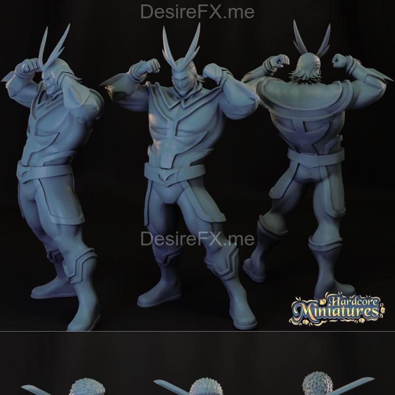 全职高手与剑士——3D打印模型|All Might and Zoro – 3D Print Model STL