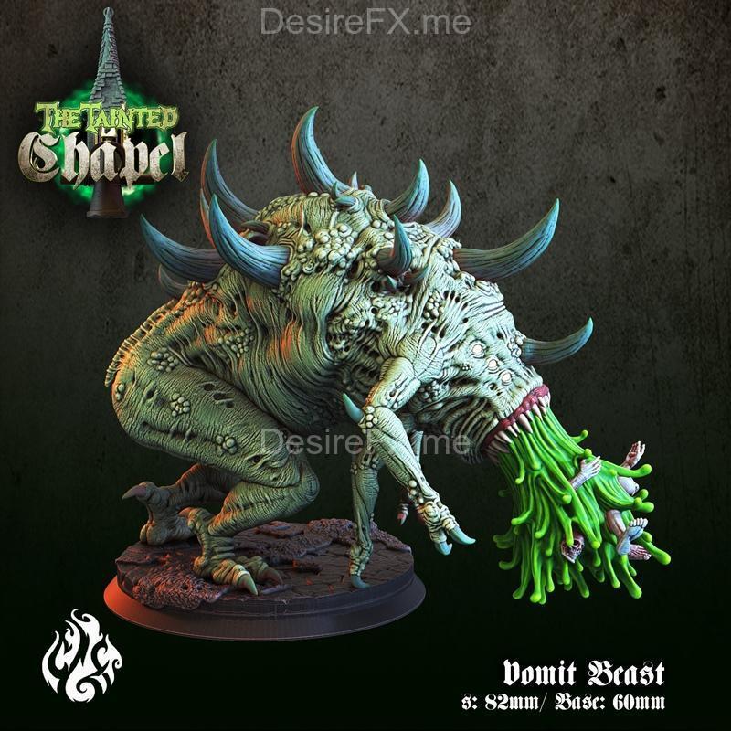 呕吐怪兽 - 3D打印模型 STL|Vomit Beast – 3D Print Model STL