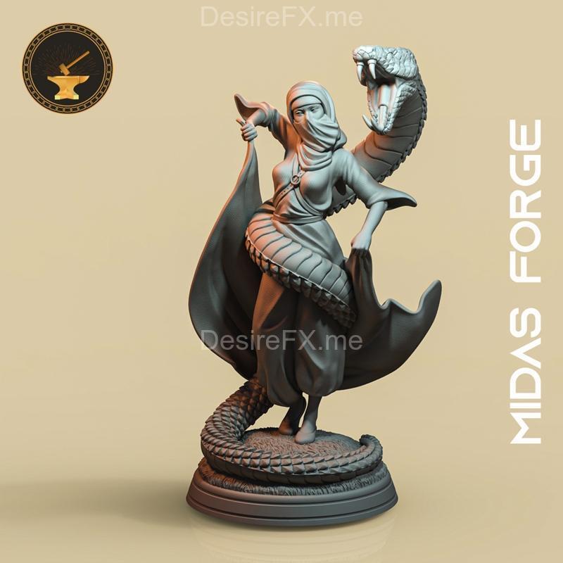 Aya，舞者——3D打印模型|Aya, The Dancer – 3D Print Model STL