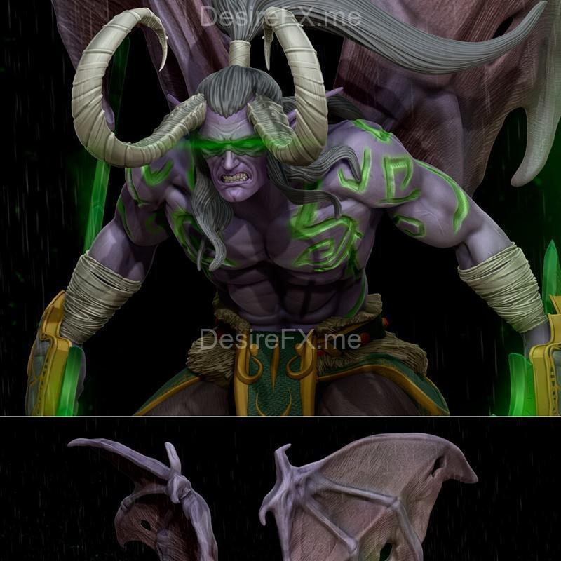伊利丹·怒风 3D打印模型|Illidan Stormrage – 3D Print Model STL