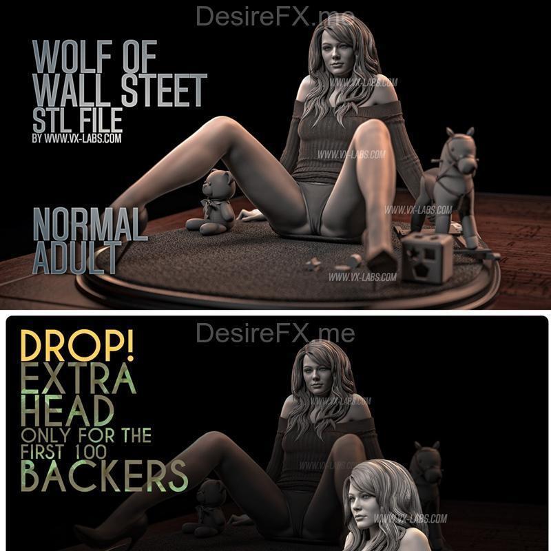梅加·L——《华尔街之狼》——玛格特·罗比 3D打印模型|Megha L – Margot Robbie – Wolf of Wall Street – 3D Print Model STL