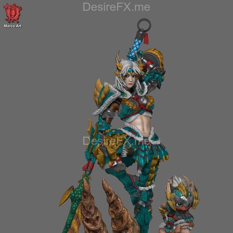 Marco Art - 《怪物猎人》3D打印模型|Marco Art – Monster Hunter – 3D Print Model STL