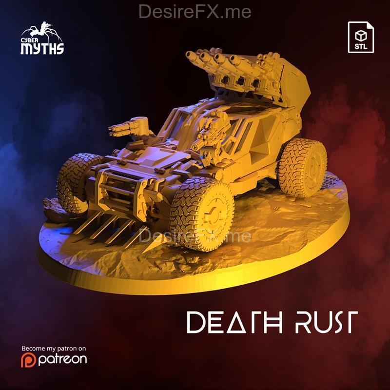 死亡锈迹车辆 3D打印模型|Cyber Myths – Death Rust Vehicle – 3D Print Model STL