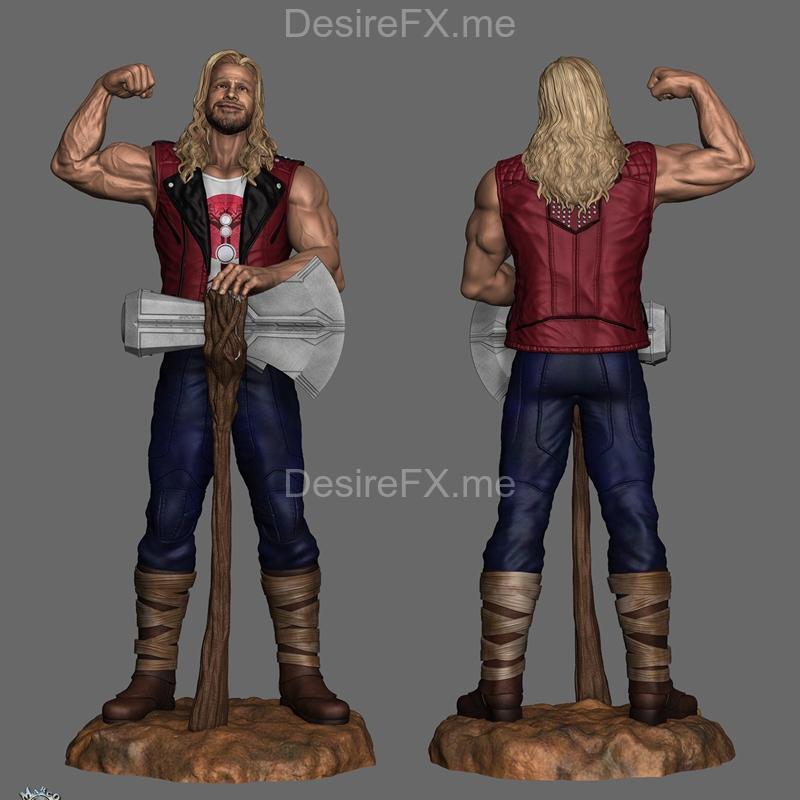 Marco Art - 史诗级休闲版雷神 - 3D打印模型|Marco Art – Casual Thor – 3D Print Model STL