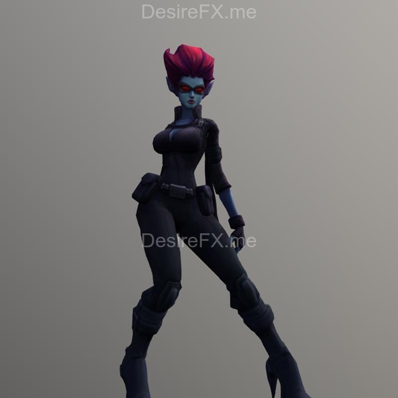 安全破解者艾维琳 - 舞蹈动画 - 3D打印模型|Safecracker Evelynn – Dance animation – 3D Print Model STL