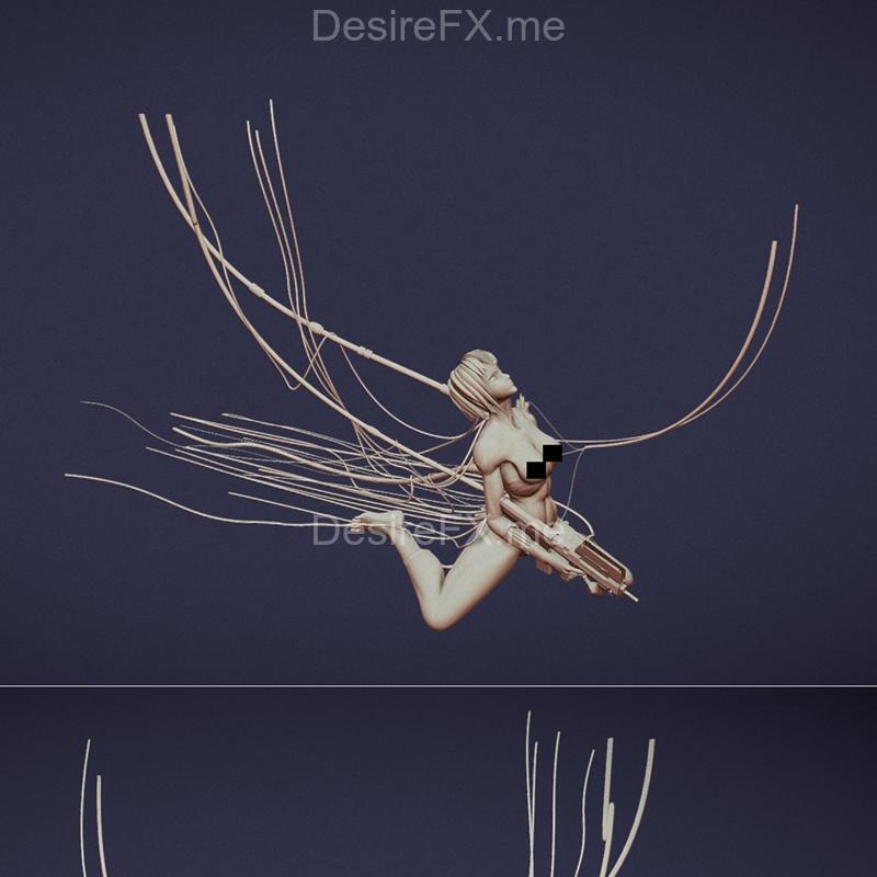 《攻壳机动队》3D打印模型设计|Ghost in the Shell fan art – 3D Print Model STL