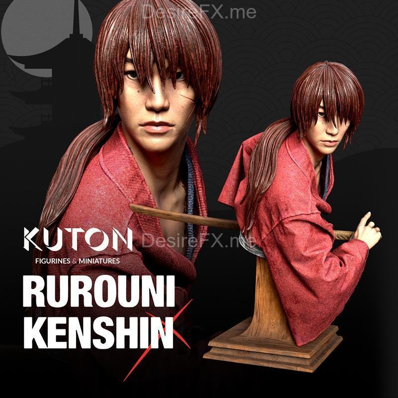 KUTON - 《火影忍者》鸣人 3D打印模型|KUTON – Kenshin Himura – 3D Print Model STL