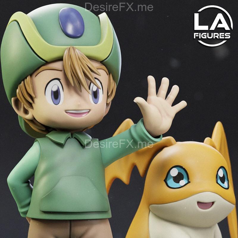 Digimon 3D打印模型：TK与帕托蒙登场|TK and Patamon – Digimon – 3D Print Model STL