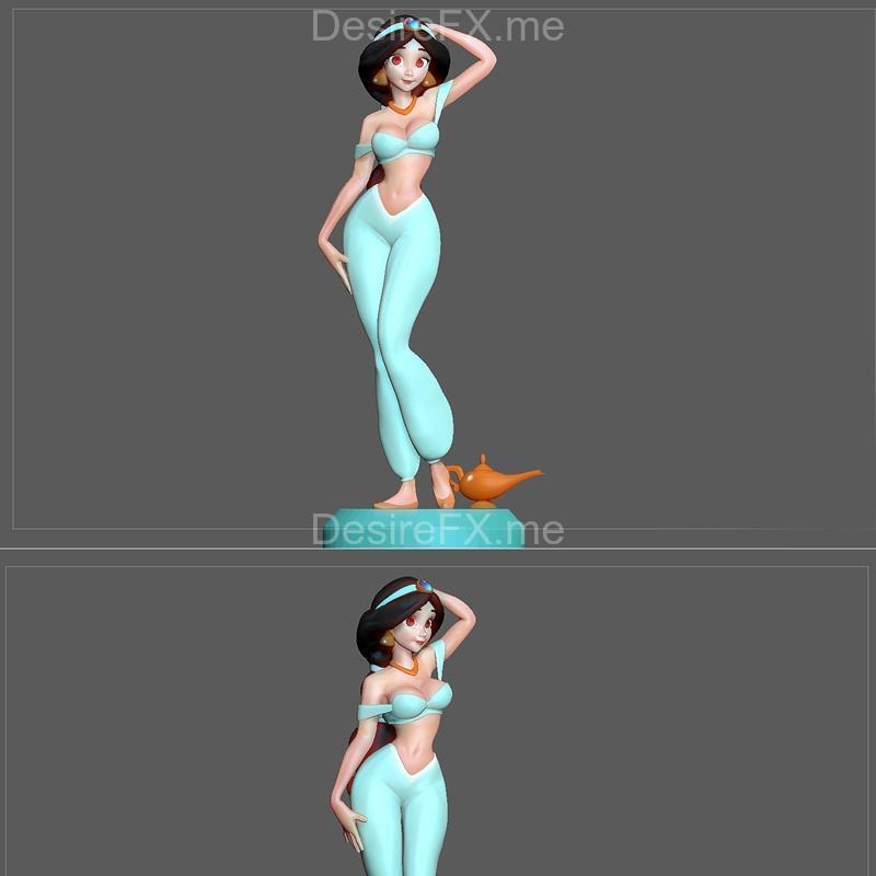 茉莉公主 3D打印模型|Jasmine Princess – 3D Print Model STL