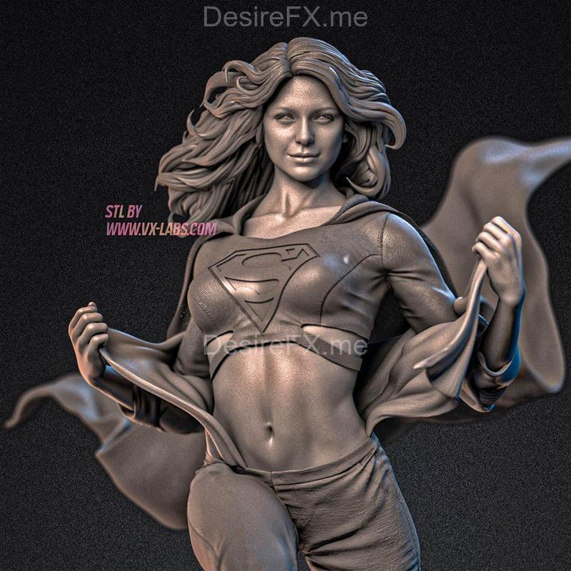 超级女孩 CW Melissa Benoist 3D打印模型|Supergirl CW Melissa Benoist – 3D Print Model STL