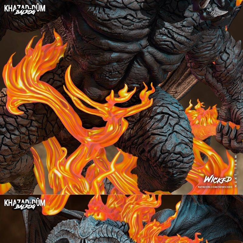 WICKED巴洛克雕塑 3D打印模型|WICKED – Barlog Sculpture – 3D Print Model STL