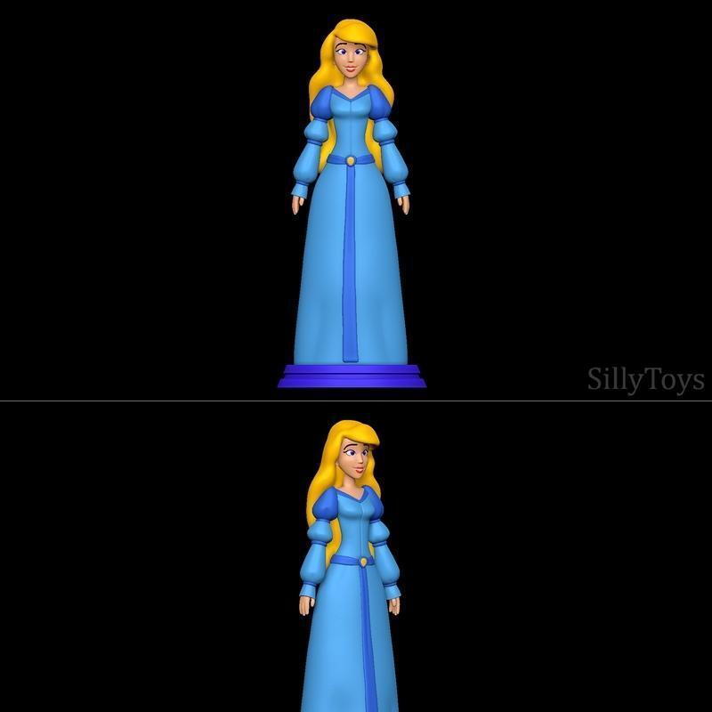 天鹅公主3D打印模型|Princess Odette – The Swan Princess – 3D Print Model STL