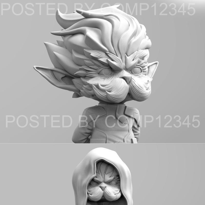 希姆德林格 - 奇异人生 - 3D打印模型|Heimerdinger – Arcane – 3D Print Model STL