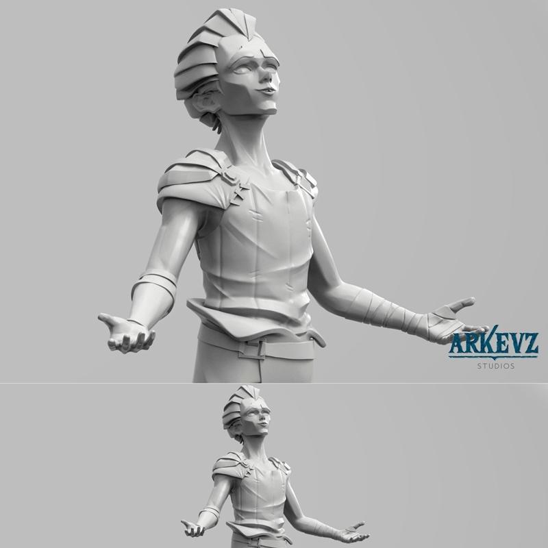 我的世界：暗影之弧 3D打印模型|Mylo – Arcane – 3D Print Model STL