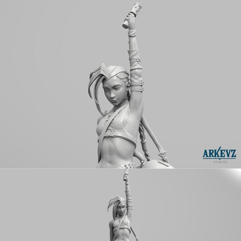 Jinx - 奇异博士 - 3D打印模型|Jinx – Arcane – 3D Print Model STL