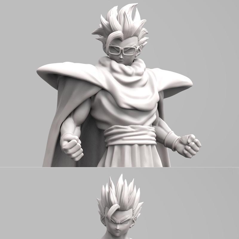 龙珠超英雄 Gohan 3D打印模型|Gohan – Dragon Ball Super Hero – 3D Print Model STL